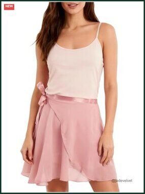 Ballet Dance Skirt Women Chiffon Wrap Sarong Tie Waist Skirts